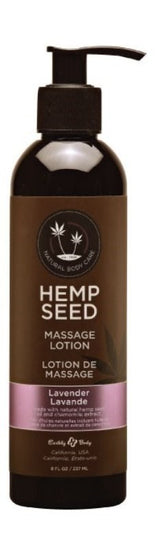 Earthly Body Hemp Seed Massage and Body Oil Lavender 237 ml